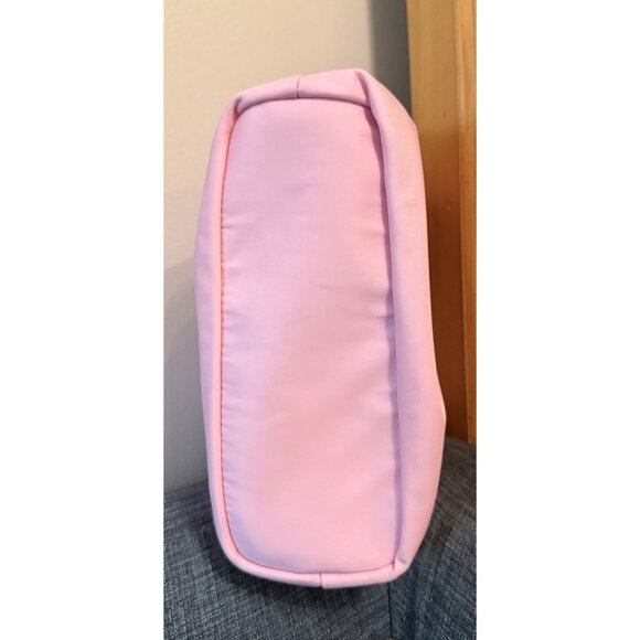 Stoney Clover Lane Classic Scrunch Handle Bag Purse Nylon Flamingo - Picture 7 of 12